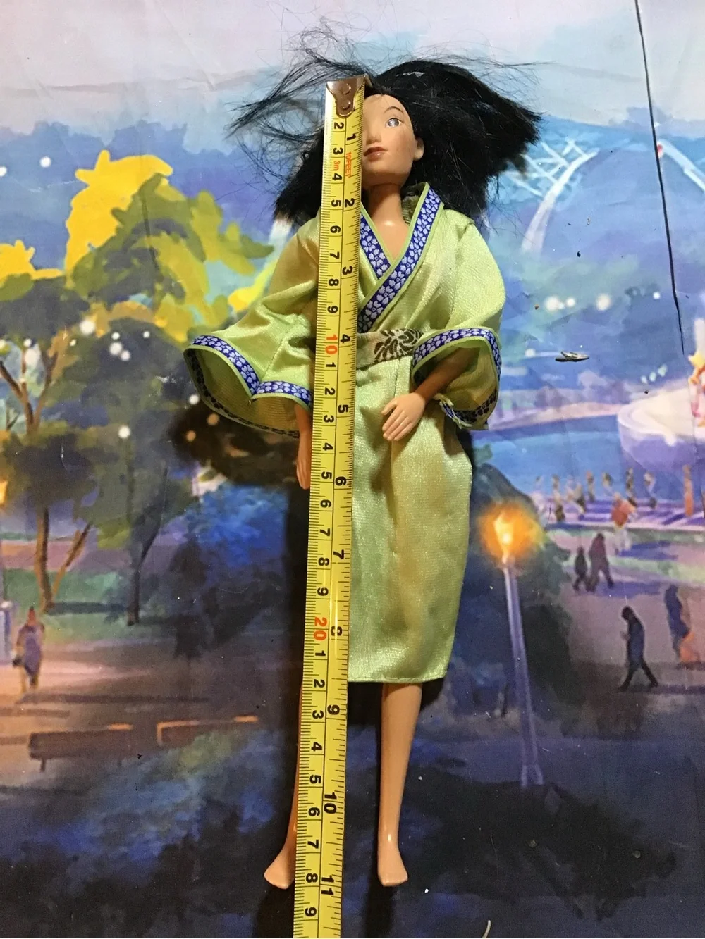 Disney store princess Mulan classic doll black hair & brown eyes